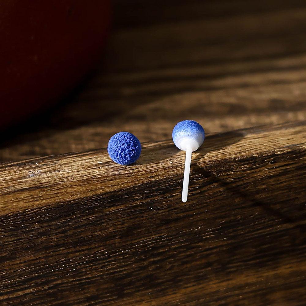 Bioceramic Needle Creativity Mini Stud Earrings For Women Allergy Prevention Piercing Ear Hole Jewelry