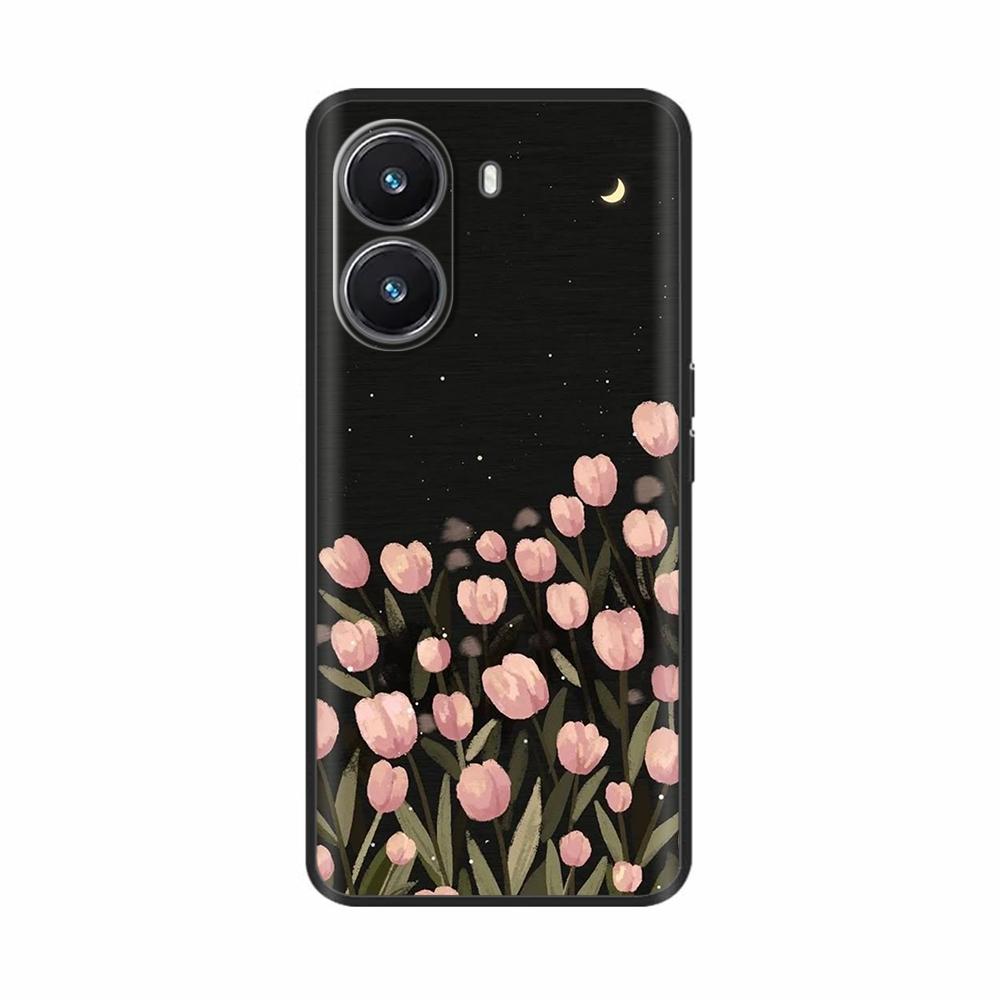 Чехол для Xiaomi Poco X7 Pro 5G Задняя крышка Милый Мультяшный Расписной Мягкий Силикон Fundas Для Xiaomi PocoX7 Pro Ударопрочный Телефон Coque