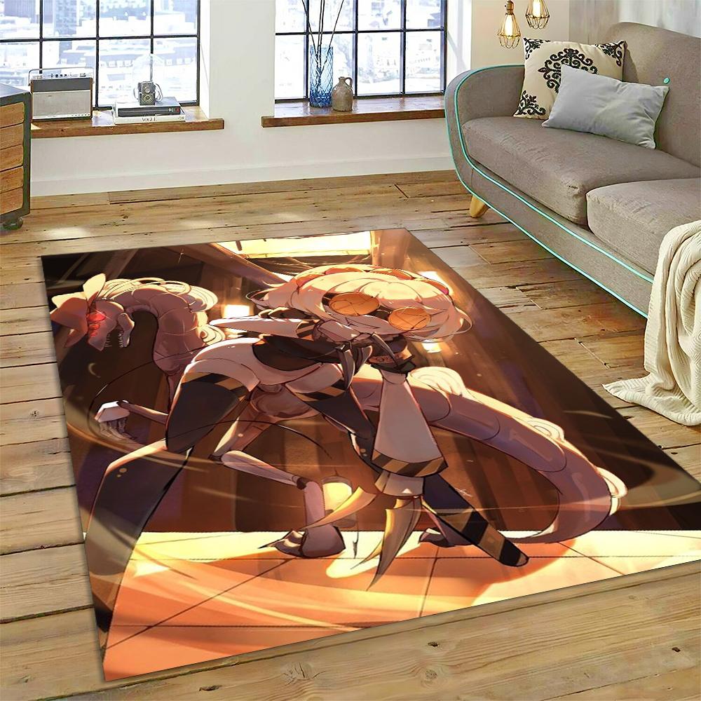 2025 New Style Murder Drones Uzi V Cartoon Robot Rug Carpet for Living Room Bedroom Home Decor, Floor Mat Non-slip Sofa Doormat