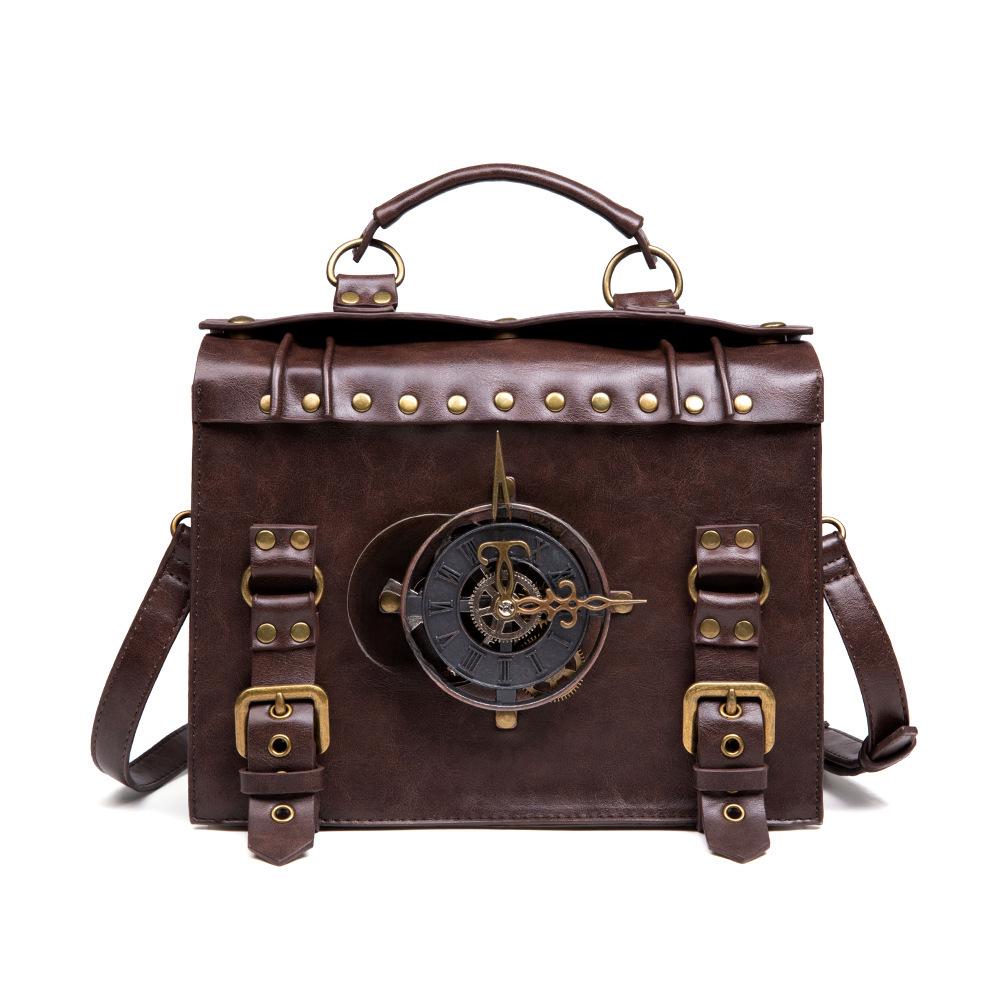 «Женская сумка через плечо в стиле панк-индастриал в стиле ретро 2025 года»