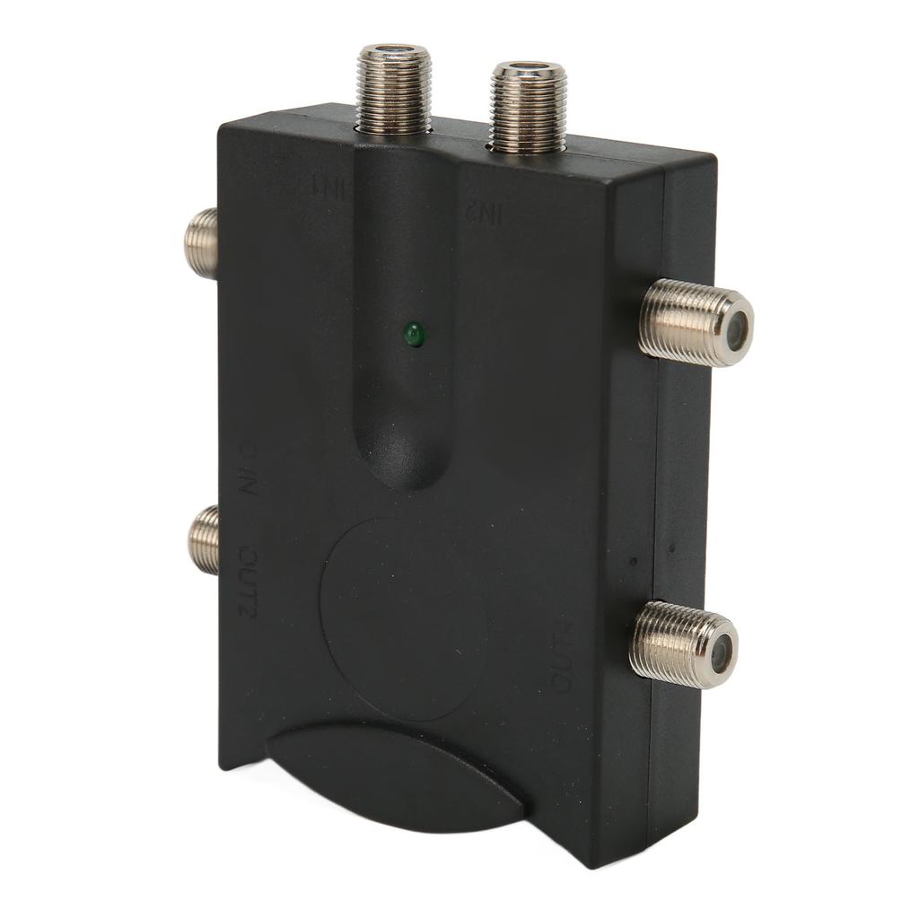 Усилитель ТВ 2 в 4 выхода без потерь двунаправленный усилитель ТВ сигнала с высоким коэффициентом усиления для антенны кабельного ТВ