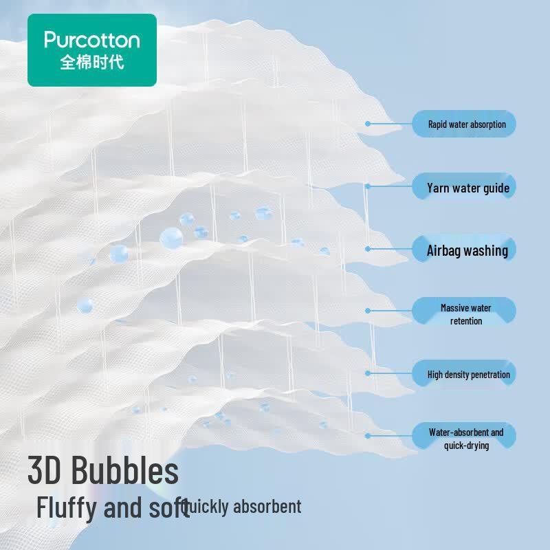 PurCotton Детские handkerchiefs из чистого хлопкового муслина