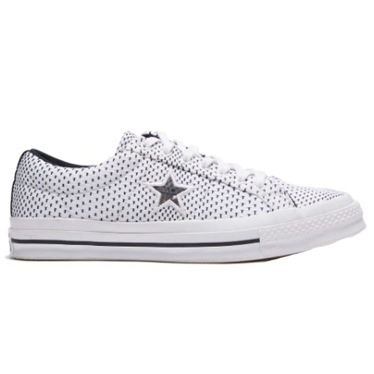 Converse Кеды низкие парусиновые в горошек One Star Унисекс Белые 164605C