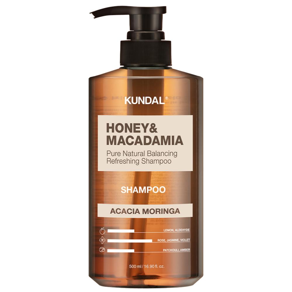 Kundal Honey & Macadamia Nature Shampoo Acacia Moringa Scent 500ml 1 pcs
