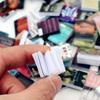 10Pcs 1/12 Dollhouse Mini Books Magazine Model Dollhouse Study Room Decoration Dollhouse Accessories Kid Pretend Play Toys