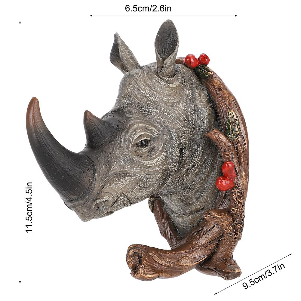 В форме головы животного Винтажный крючок Настенная вешалка для одежды Ключи Полотенца Крючок Домашний ДекорРетро