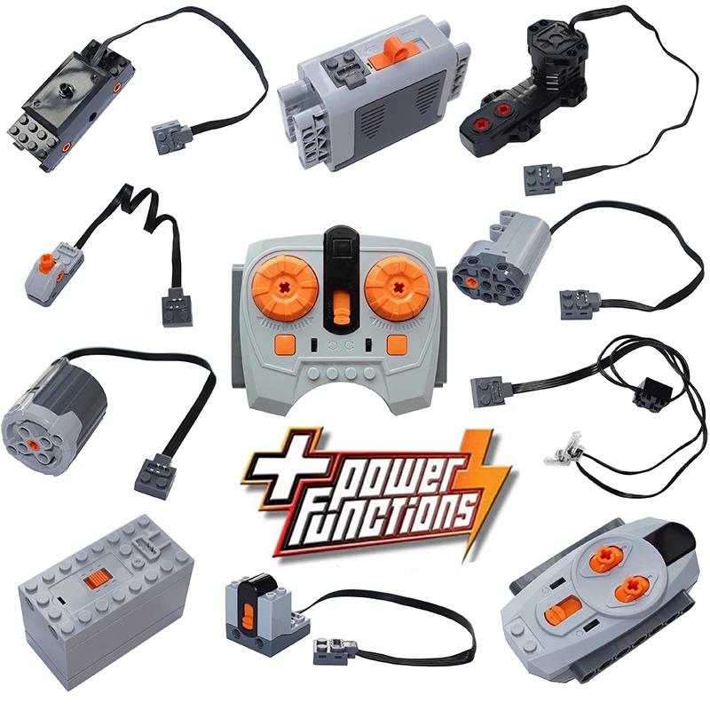 Нетоксичный Набор Моторов 8293 Модель Pf Power Functions Технические Детали Строительные Блоки Совместимый Moc Высокотехнологичные Diy Кирпичи Мотор Батарейный Отсек