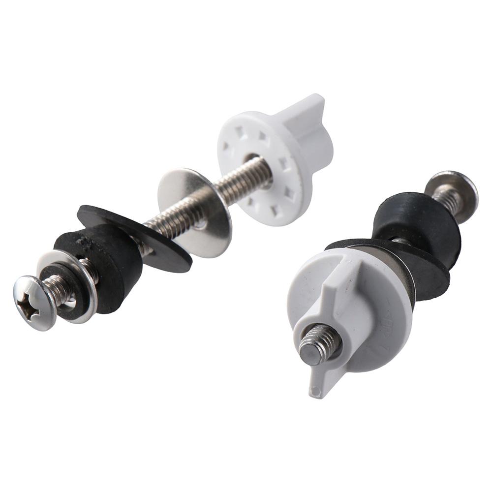 2 Pieces Stainless Steel Toilet Seat Replacement Top Mount Hinge Bolts Toilet