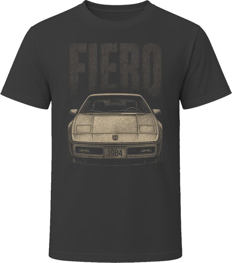 Футболка с изображением ретро спортивного автомобиля Fiero 1984 года