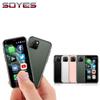 Soyes Маленький смартфон XS11, 2,5-дюймовый четырехъядерный процессор Android 6.0, 1 ГБ ОЗУ, 8 ГБ ПЗУ, 1000 мАч, мобильный телефон с двумя SIM-картами, 3G