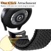 Band For Samsung Galaxy Watch 7 6 4 classic/5 Pro 44mm 40mm 45 47 No Gaps Braided Magnetic bracelet correa Galaxy watch 7 straps
