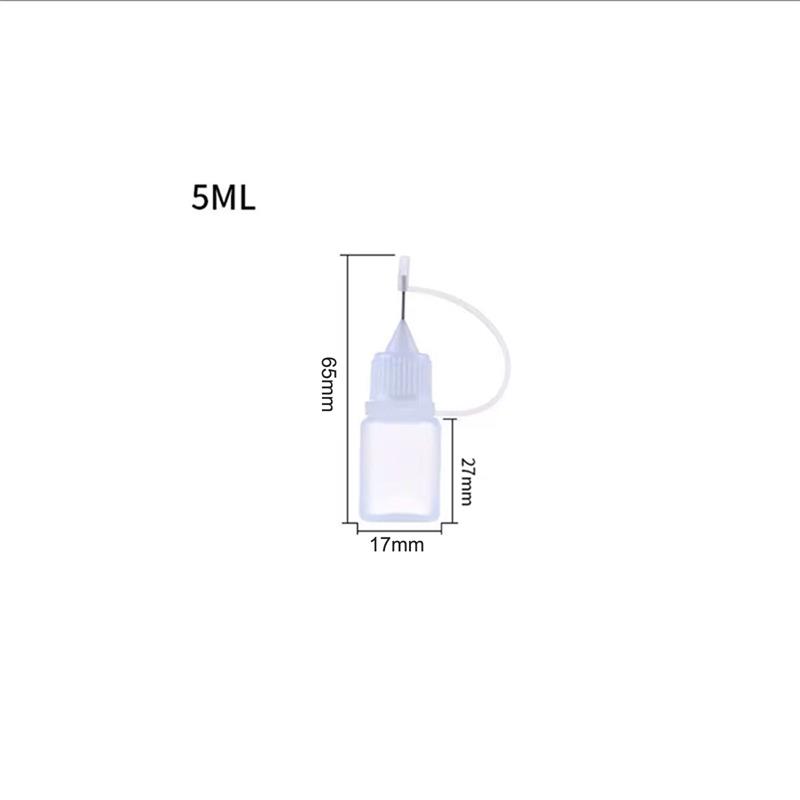 5/10/20/30/50/100 мл многоразовый аппликатор для клея пластиковая бутылка для инъекций эфирного масла флакон для пигмента