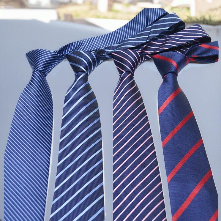 Мужское Платье Деловой Повседневный Профессиональный Жених Свадьба Лучший Муж С Полосатым Жаккардом Изысканный Джентльмен Мужской Премиальный Галстук