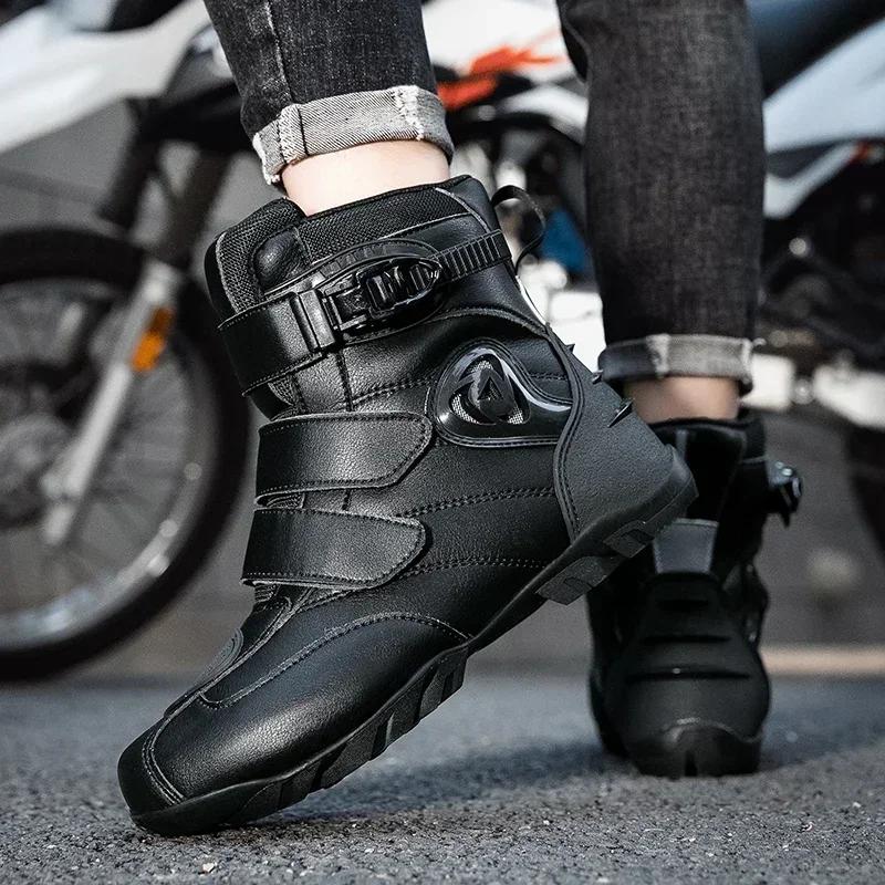 Мотоциклетные гоночные карьерные велосипедные ботинки Bota Motocross Riding Tribe Мотоциклетные ботинки мужские Botas Moto Мотоботы Обувь
