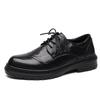 British Style Men's Brogue Shoes Simple Commuting Work Shoes Casual Fashionable Men's Business Shoes Wear-resistant Soles