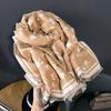 2024 New Korean Style Fashion Warm Scarf for Women's Winter Luxury Double Sided Thickened Versatile Air Conditioning Room Shawl Wrap