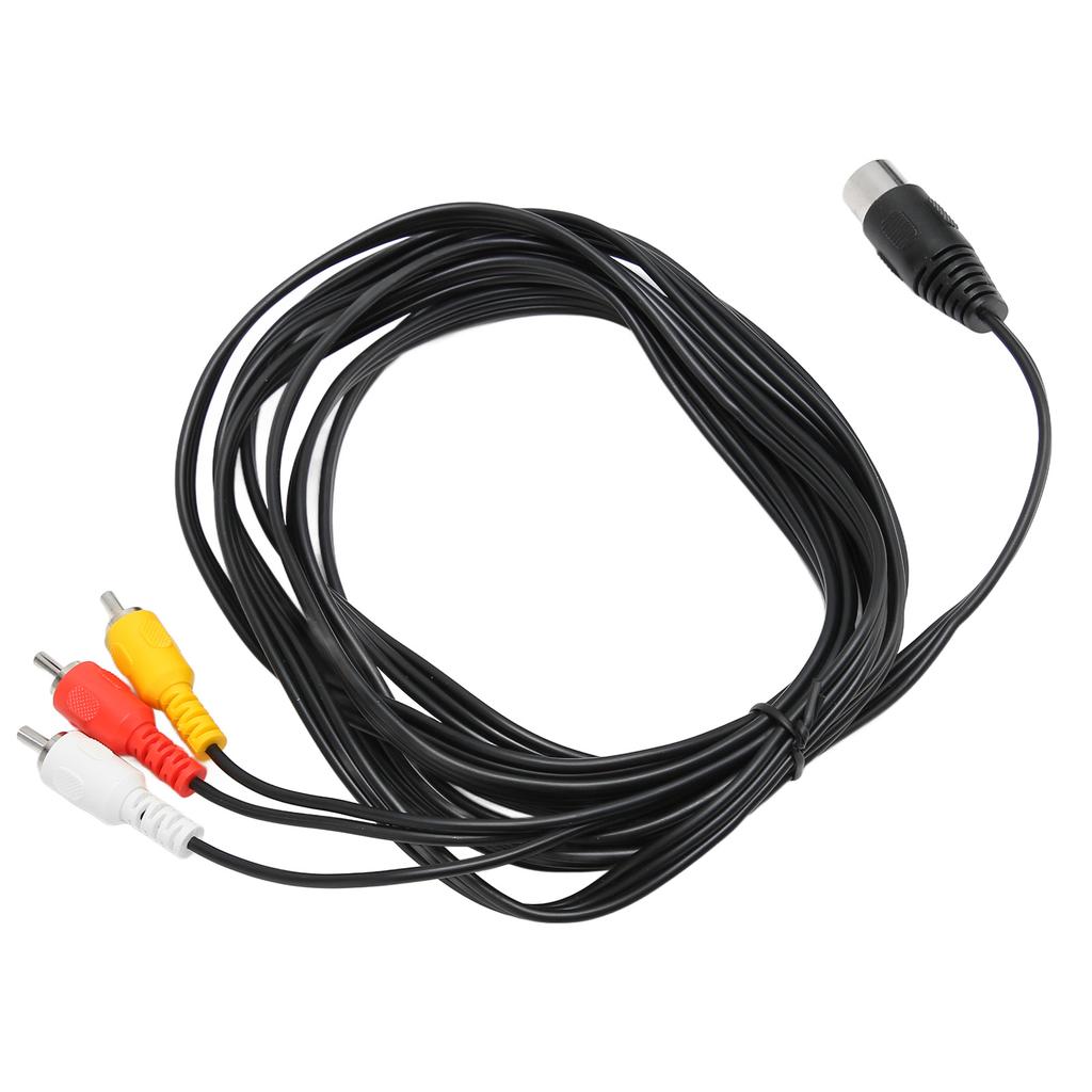 Кабель DIN 8 Pin Male to 3 RCA Male Кабель DIN 8 Pin to 3 RCA Sound Adapter для стереооборудования