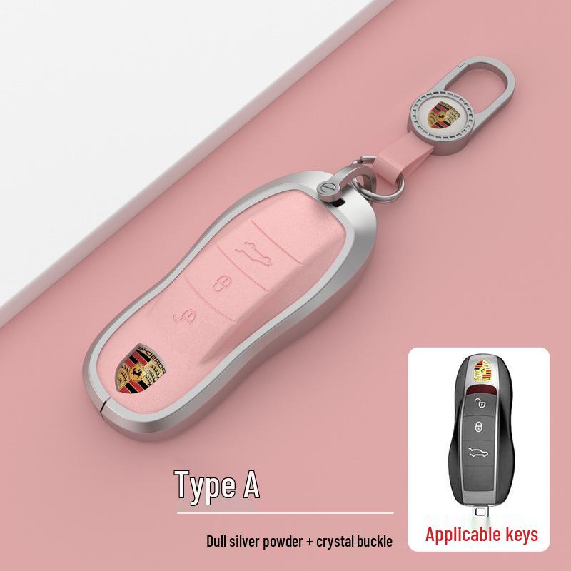 Porsche Key Case for Panamera, Macan, Cayenne, Taycan, 718, 911