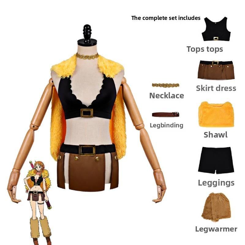 Nami Cosplay Costume For Anime Role Play With Polyester Material For Cosplayers