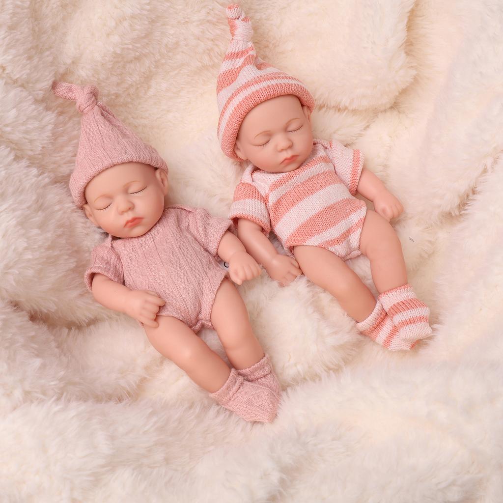 19 см детская кукла реборн мини-моделирование всего тела мягкая резиновая эмалированная кукла подарок для девочки кукла кукла