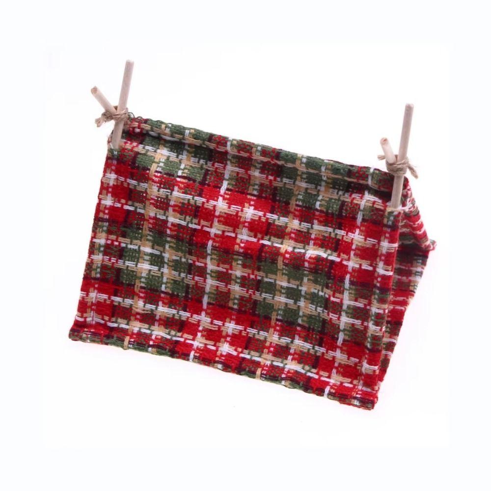 Christmas Decor Doll House Tent Simulated Outdoor Miniature Tent Model  Doll Accessories