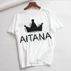Aitana Ocana Футболка с принтом Женская футболка 90-х с графикой Harajuku Топы Футболка Милая футболка с коротким рукавом Женские футболки