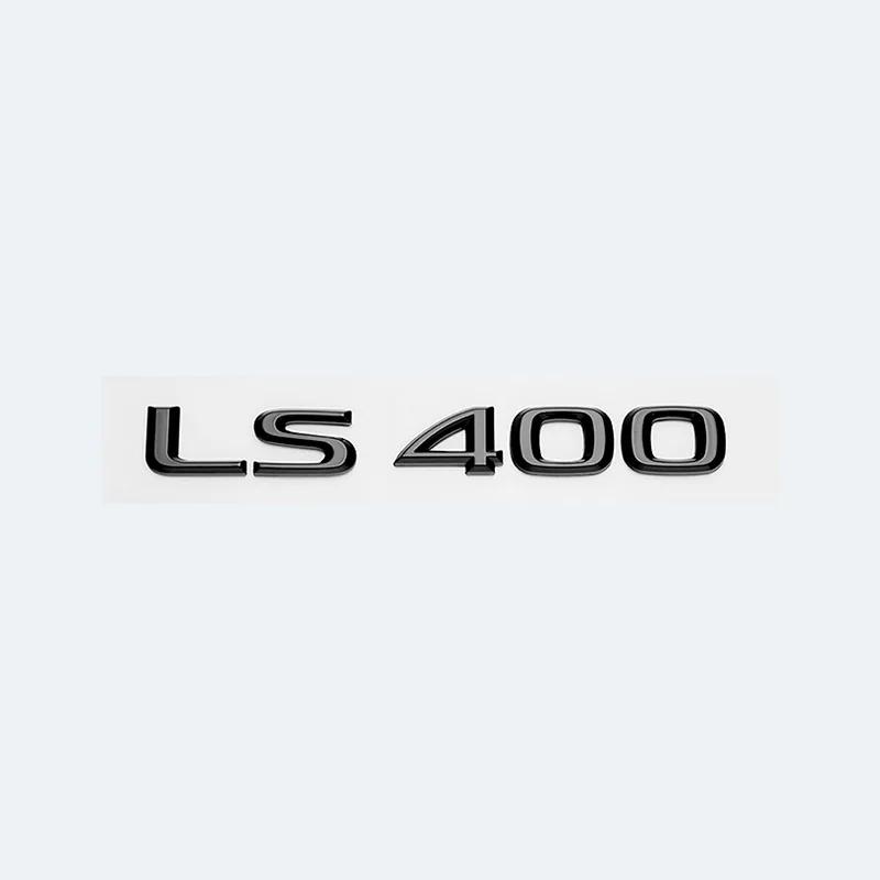 3D Chrome Glossy Black ABS Letters LS350 LS400 LS460 LS460L LS500 LS500h HYBRID Emblem For Lexus Car Trunk Logo Badge Sticker