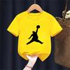 Summer Casual Kids T-Shirt Basketball Print 100%  Soft Round Neck Top for Boys Girls Soft Cool Short Sleeve Tees