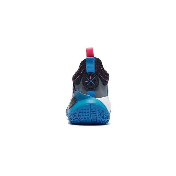 Баскетбольные кроссовки Li Ning All City 9 V1 Warm Fleece Mid Top, детские кроссовки, хлопок, синий YKBR076-21
