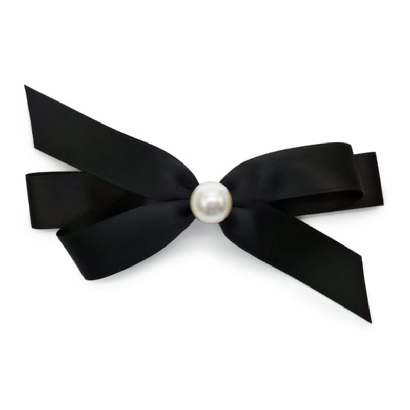 ELLE Jewelry Three-Line Ribbon Pearl Hairpin ELHP049