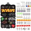 Grunt Spinning Fishing Accessories Set 265 Pieces Box Pliers