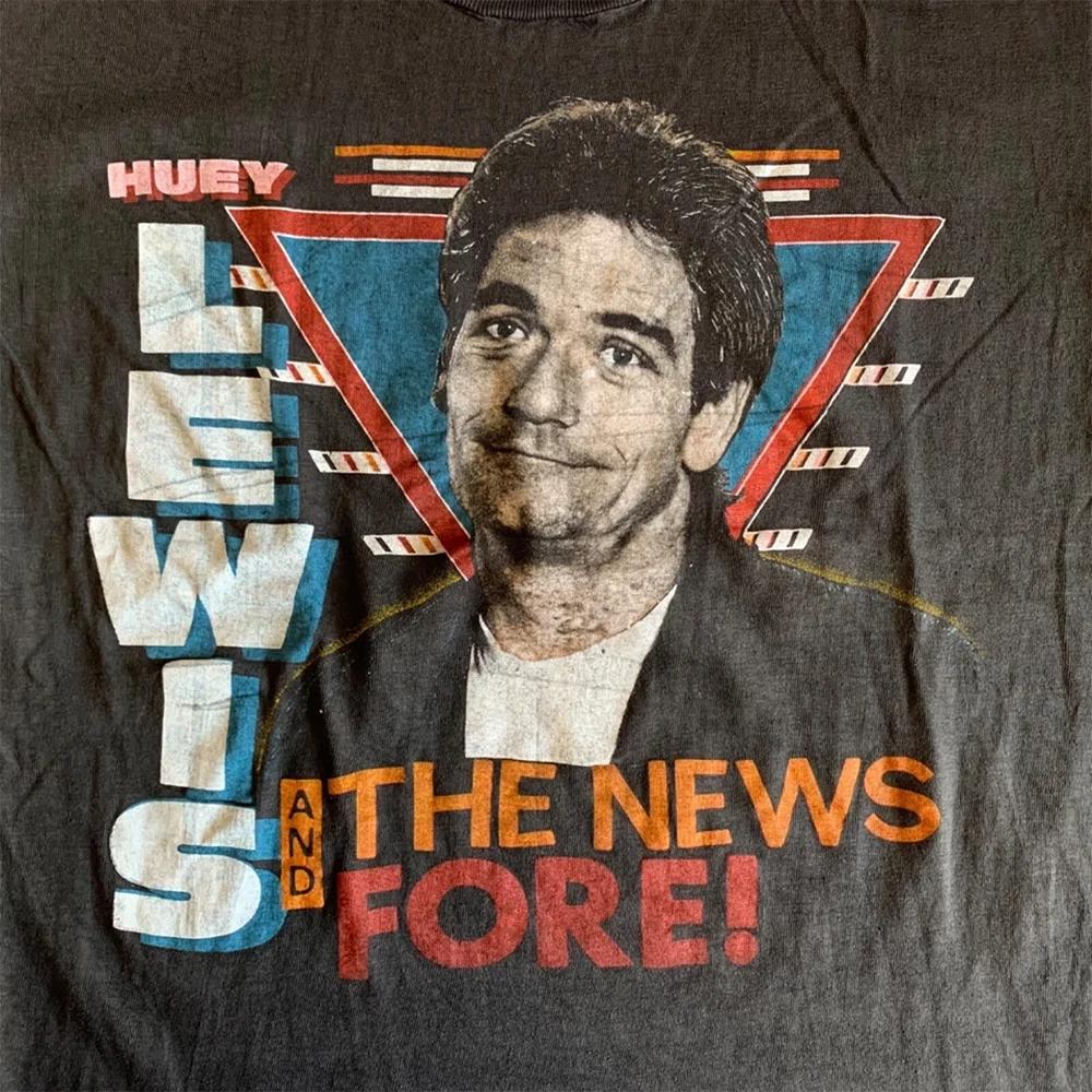 1986 VINTAGE 80s HUEY LEWIS AND THE NEWS T-SHIRT S-4XL CONCERT