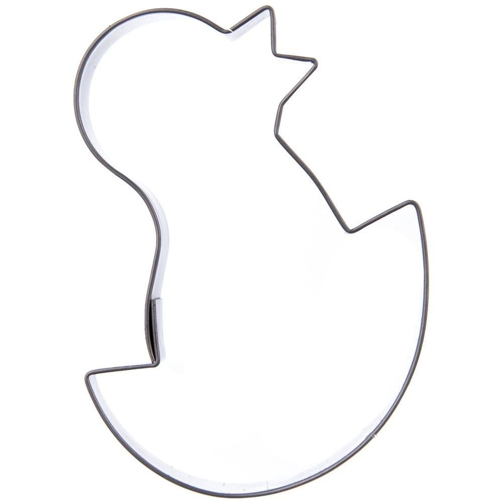 Steel cookie cutter chick 7 cm
