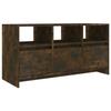 VidaXL Meuble TV Chêne fumé 102x37,5x52,5 cm Aggloméré813023