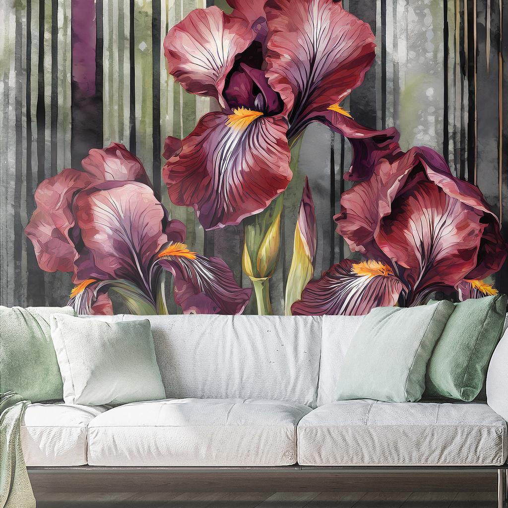 Обои Красные цветы