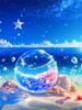 Коллекция алмазной живописи 2023 года Морской лунный пейзаж 5d Diy Вышивка Мозаика Фэнтези Пляжный пейзаж Домашний декор
