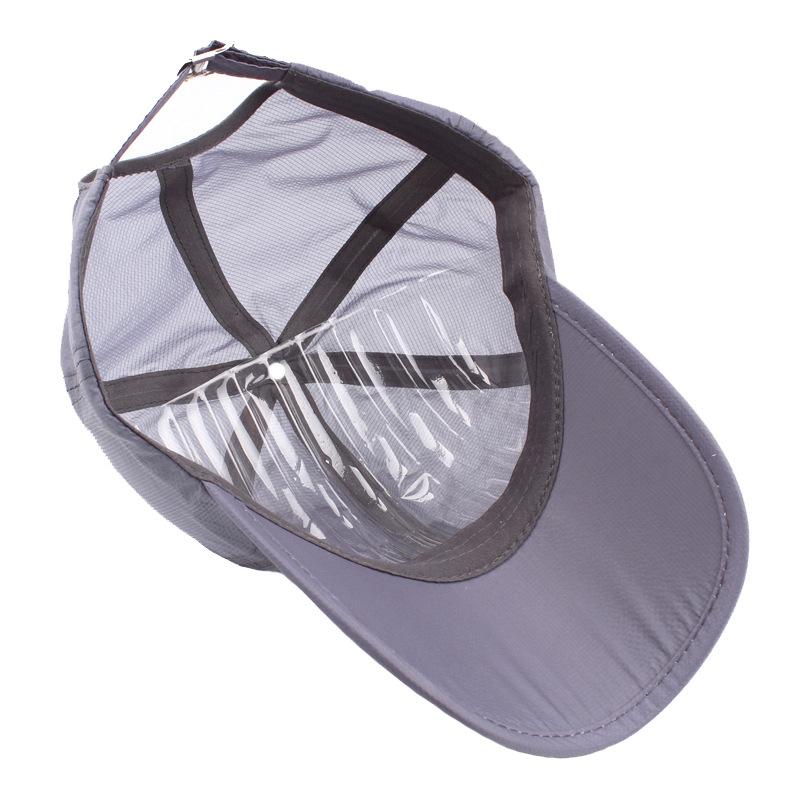 Men'S Summer Outdoor Sunshade Quick-Drying Baseball Cap Ultra-Thin Breathable Big Brim Sun Hat Women'S Cap Couple Hat