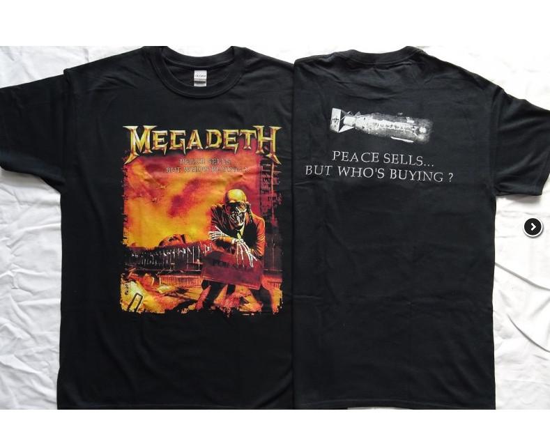 Мир продается… но кто покупает Официальная металлическая футболка Megadeth Оригинальная унисекс футболка