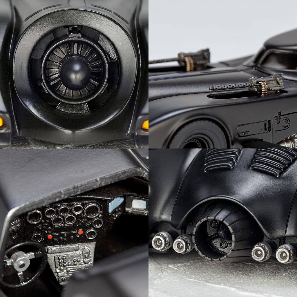 Фигура сложная Фильм Revo Batmobile 1989 Batmobile (1989) Общая длина ок.. 170 мм ABS&PVC окрашенная подвижная фигурка Revoltech