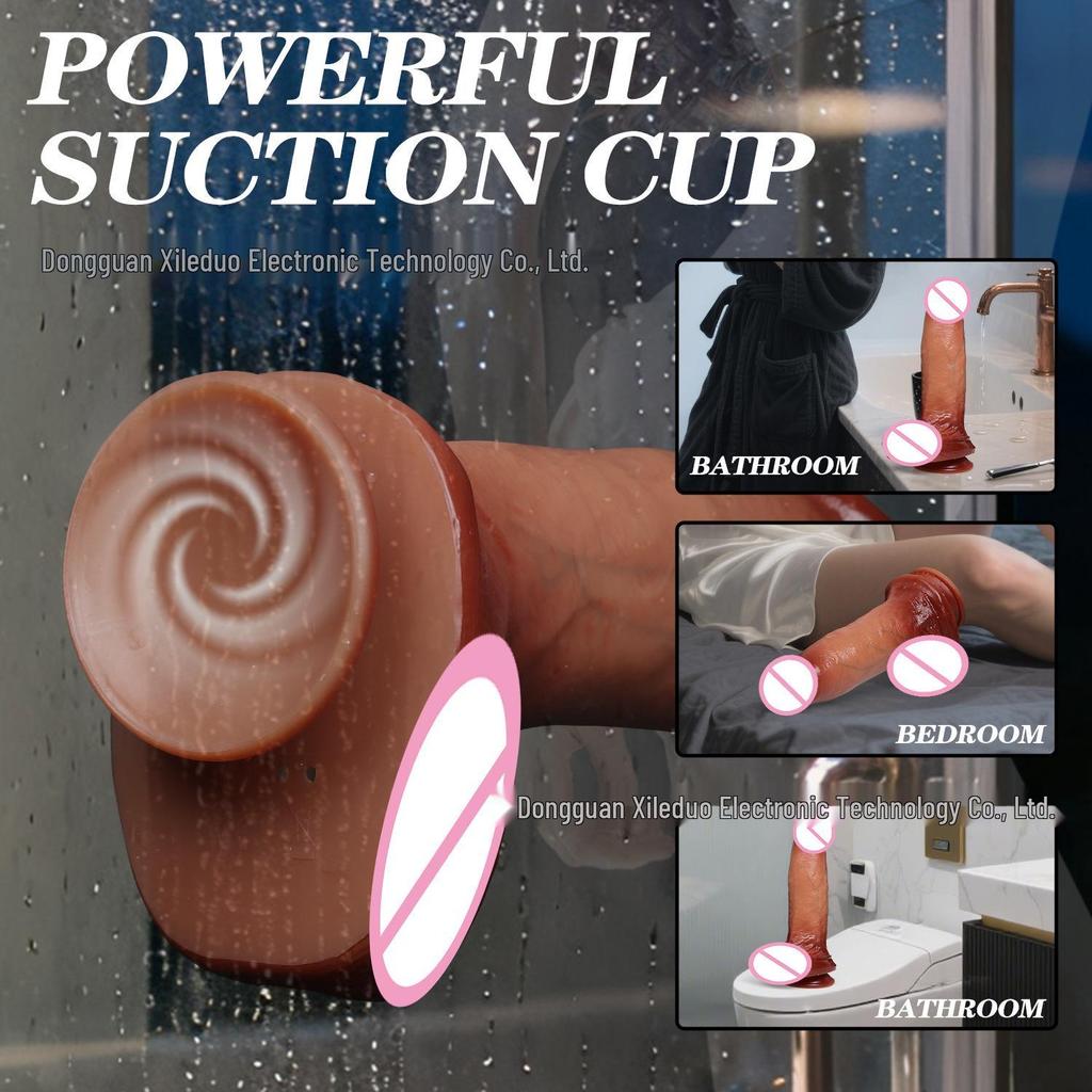 Электрический Силиконовый Реалистичный Вибратор для Женщин - Телескопическая Мягкая Плоть Секс-Машина