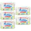 Super Flushable Wipes, 90 Sheets X 5 Packs