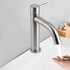 Single Handle Faucet Brushed Finish Wash Basin Faucet Modern Sink Faucet  Bathroom