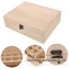 Paulownia Wood Double-Layer Jewelry and Needle Storage Box
