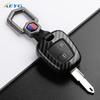 Крышка корпуса ключа автомобиля из ABS-углеродного волокна для Peugeot 206 207 307 408 607 Для Citroen C1 C2 C3 C4 Для Xsara Picasso Брелок Аксессуары