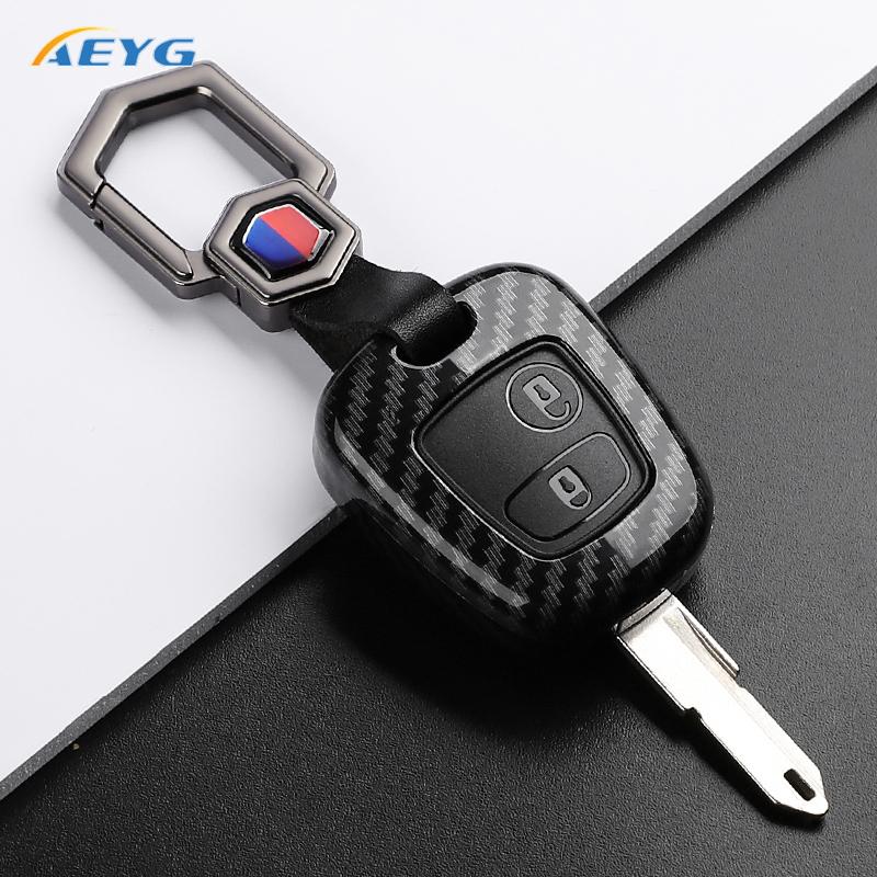 Крышка корпуса ключа автомобиля из ABS-углеродного волокна для Peugeot 206 207 307 408 607 Для Citroen C1 C2 C3 C4 Для Xsara Picasso Брелок Аксессуары