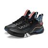 Li Ning Ground Flying Ii Pro Shock Absorption Anti-Slip Wear-Resistant Low-Top Badminton Shoes Men Sneaker Black Blue AYAT003-4