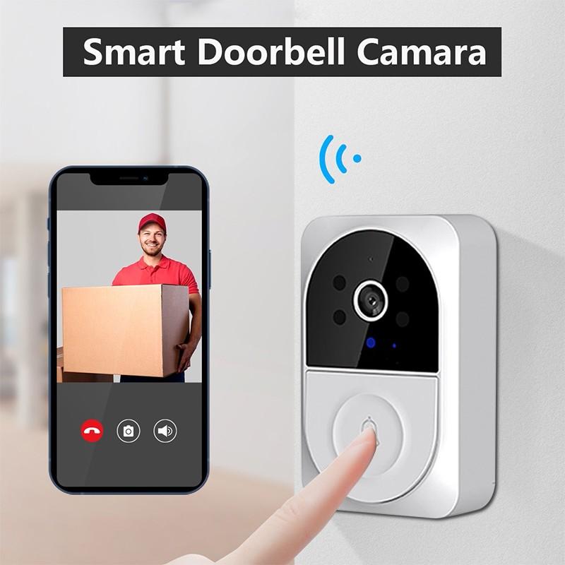 Умный беспроводной Wi-Fi видео дверной звонок телефон дверное кольцо домофон камера безопасности звонок