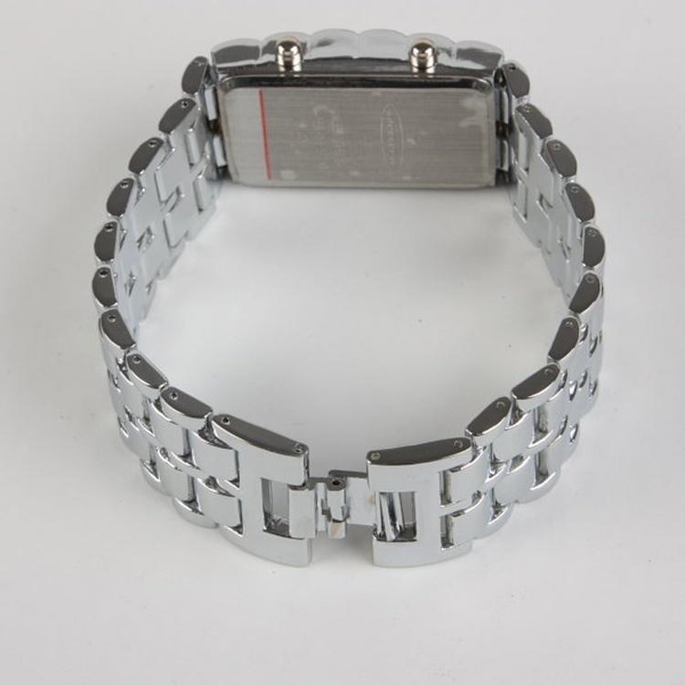 Светодиодные цифровые металлические часы в стиле лавы, железный черный браслет, вдохновленные часами