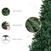 210cm Folding Artificial Christmas Tree with Removable Base, 1064 Branches, in PVC and Steel, Green