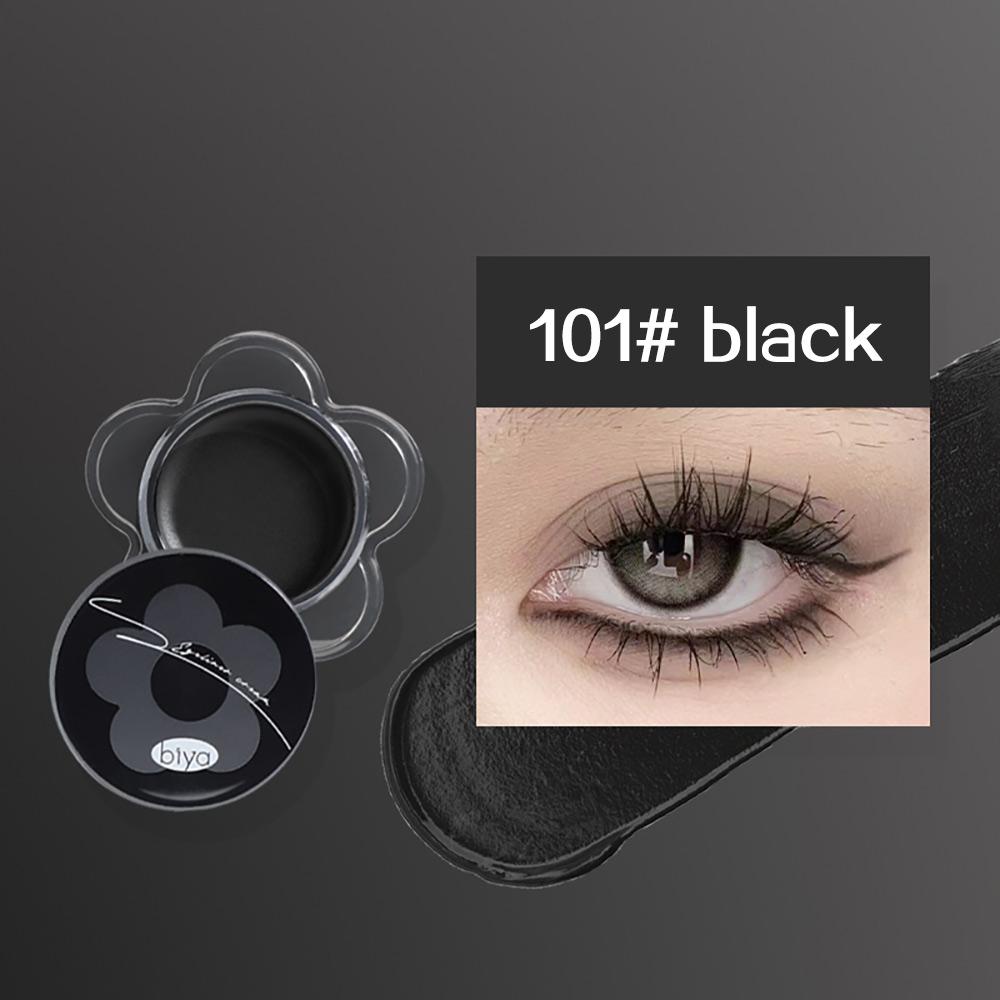 Biya Подводка для глаз, водостойкая и устойчивая к поту, стойкая и не размазывающаяся, дымчато-темная, многоцелевая пудра для бровей